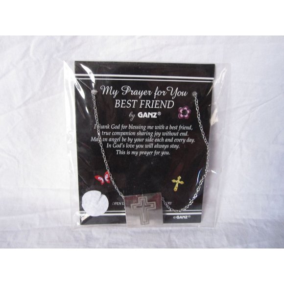 GANZ Jewelry New My Prayer For You Best Friend Cross By Ganz Silver
